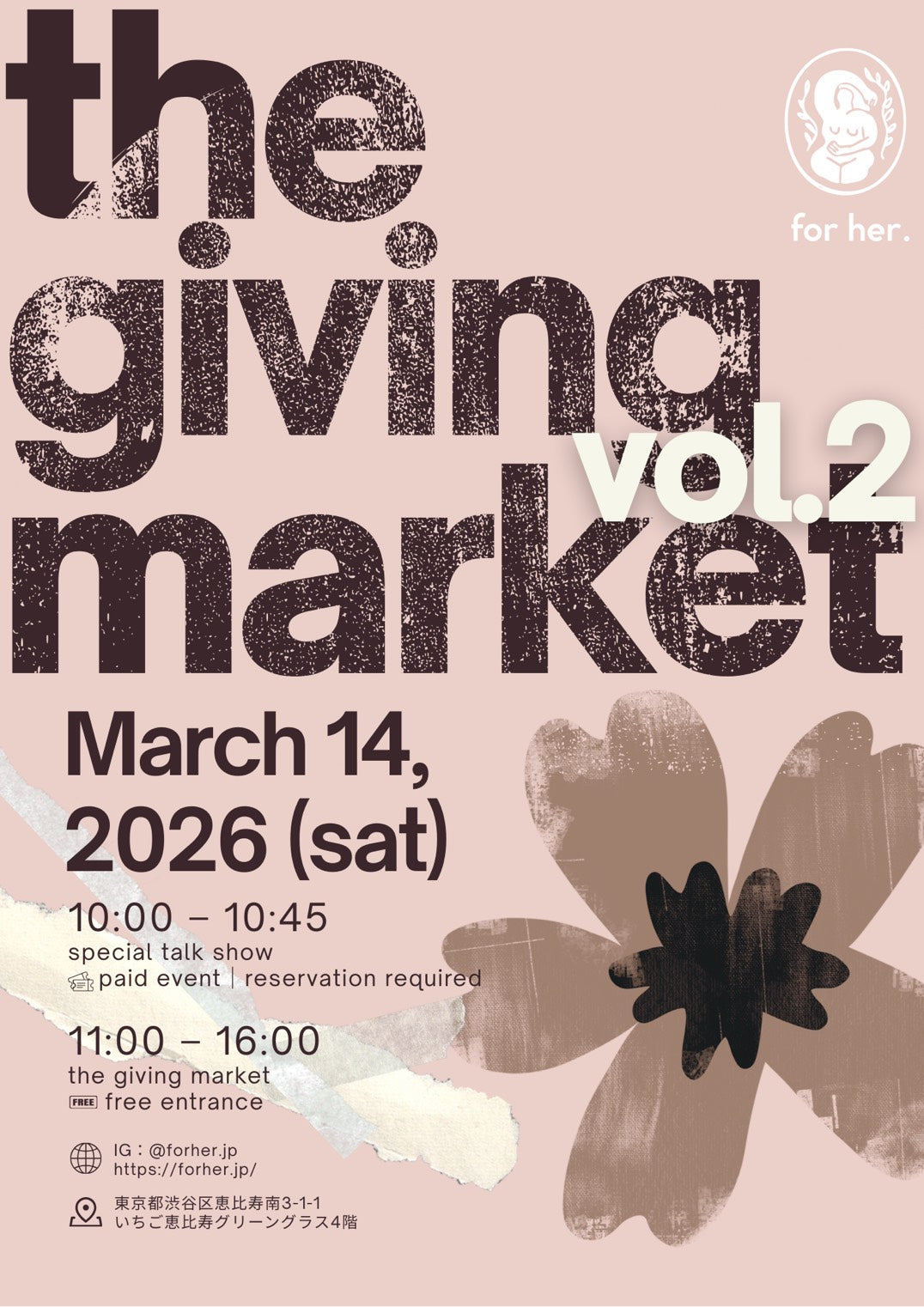 for her. event